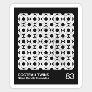 Cocteau Twins / Minimalist Graphic Artwork Design Magnet